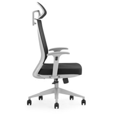Chaise de bureau Cromad Senior Range SE3000 - Piston à gaz grade 4 - Soutien lombaire et cervical - Dossier en maille