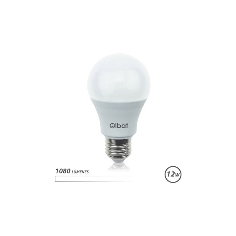 Ampoule LED Elbat A60 - 12W - 1080lm - E27 - Lumière Blanche