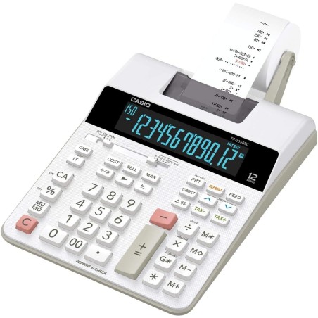 calculatrice imprimante Casio écran 12