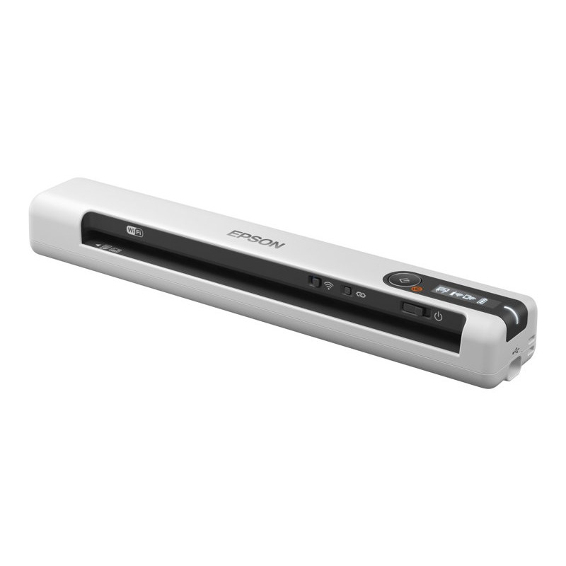 Scanner portable Epson Workforce DS-80W A4 WiFi 600dpi - Écran LCD - Vitesse jusqu'à 4 sec. par page