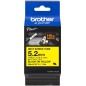Brother Gaine thermo-rétractable HSE-611E - Noir sur jaune Brother Gaine thermo-rétractable HSE-611E - Noir sur jaune