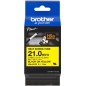 Brother Gaine thermo-rétractable HSE-651E - Noir sur jaune Brother Gaine thermo-rétractable HSE-651E - Noir sur jaune