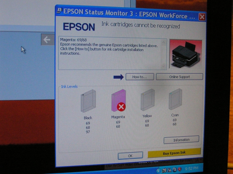 « Cartouche non reconnue » sur les imprimantes Epson : des solutions