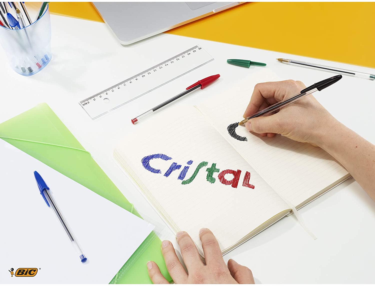 LOT de 50 Stylo Bille Bic Cristal