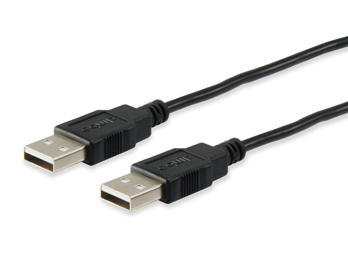 Câble Equip USB-A Male vers USB-A Male 2.0 - Double Blindage - Longueur 1.8m