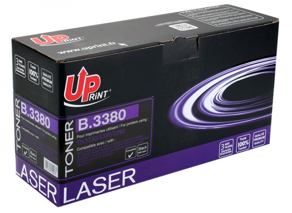 Toner UPrint compatible BROTHER TN3380 XL noir