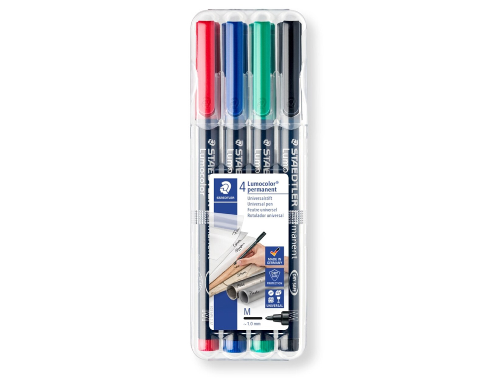 Lot de 4 marqueurs permanents Staedtler