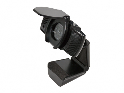 Conceptronic Webcam HD 720p USB 2.0 - Microphone intégré - Mise au point fixe - Couvercle de confidentialité - Angle de vision de 68º