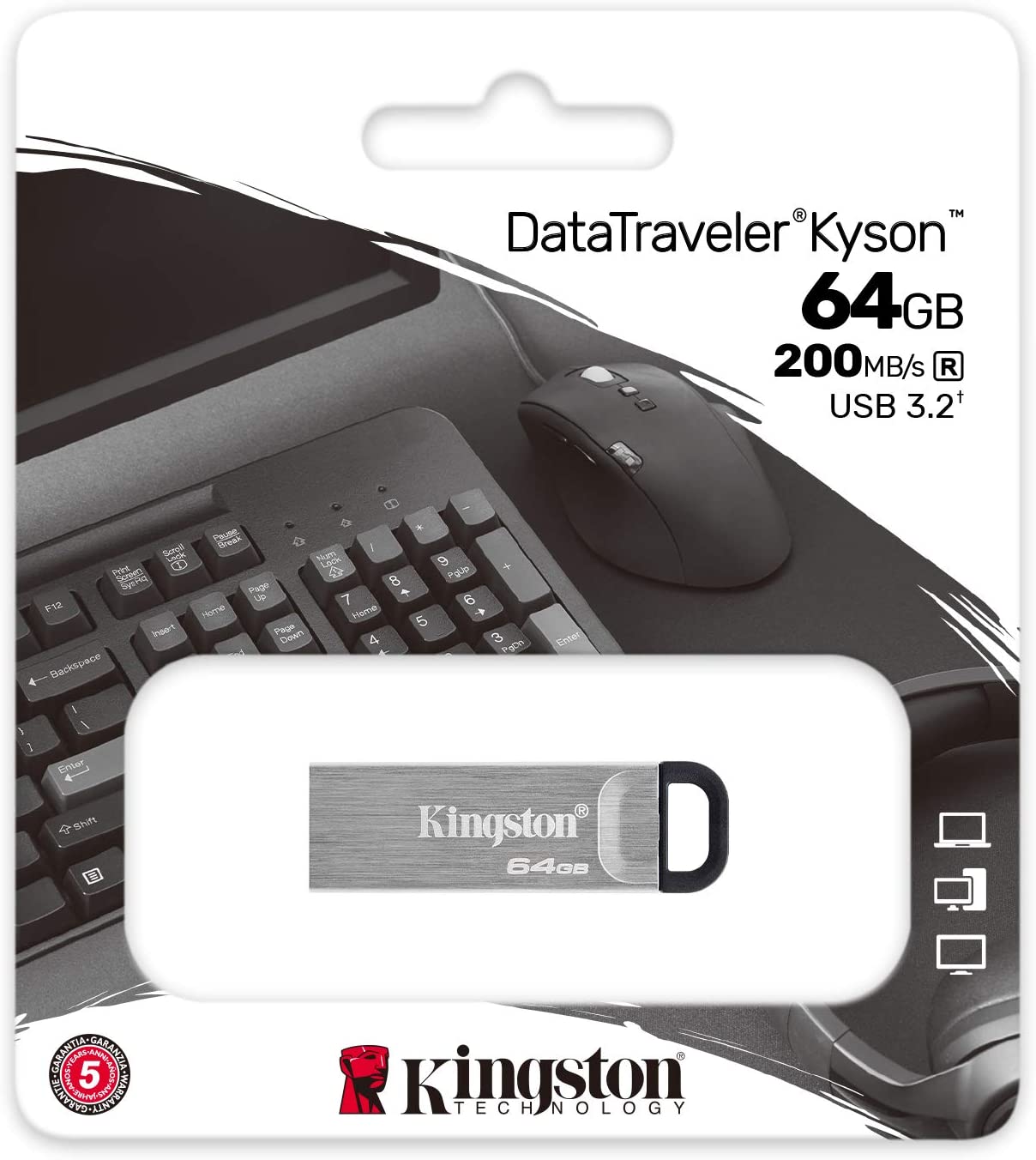 Clé USB Kingston DataTraveler Kyson 64 Go