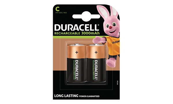 ✓ Piles rechargeables Duracell NiHM C LR14 1.2V 3000mAh