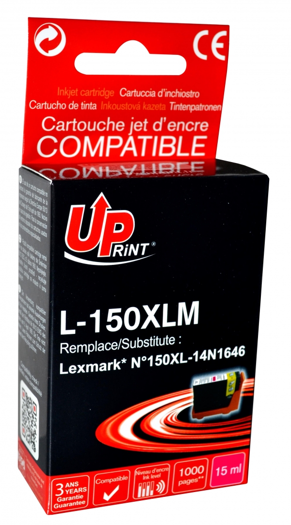 Cartouche compatible LEXMARK 150XL magenta