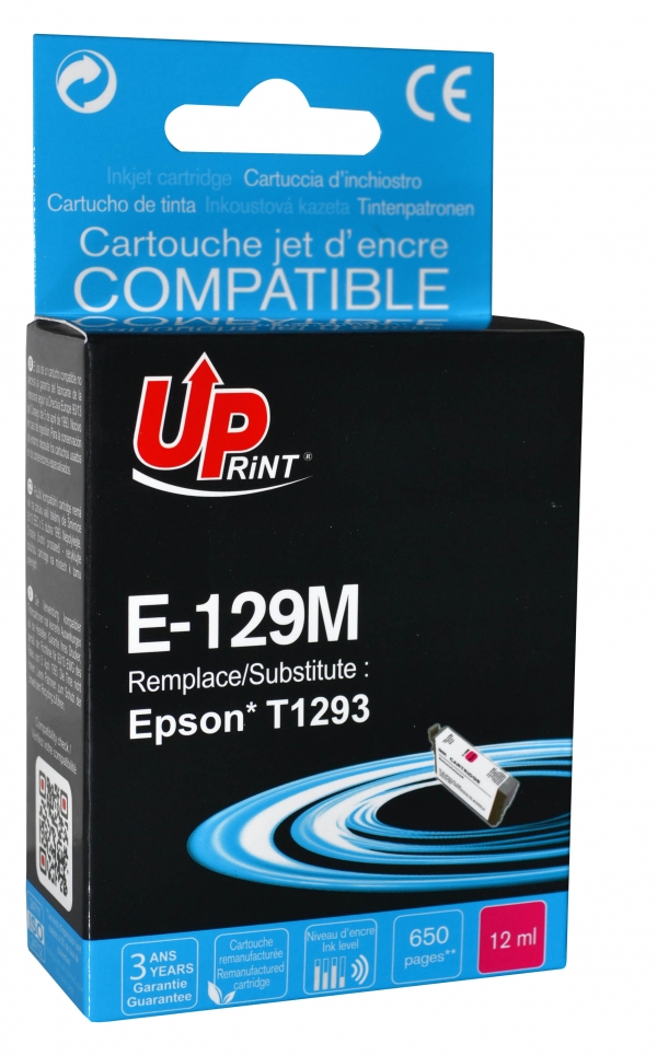 Cartouche encre UPrint compatible EPSON T129 XL magenta