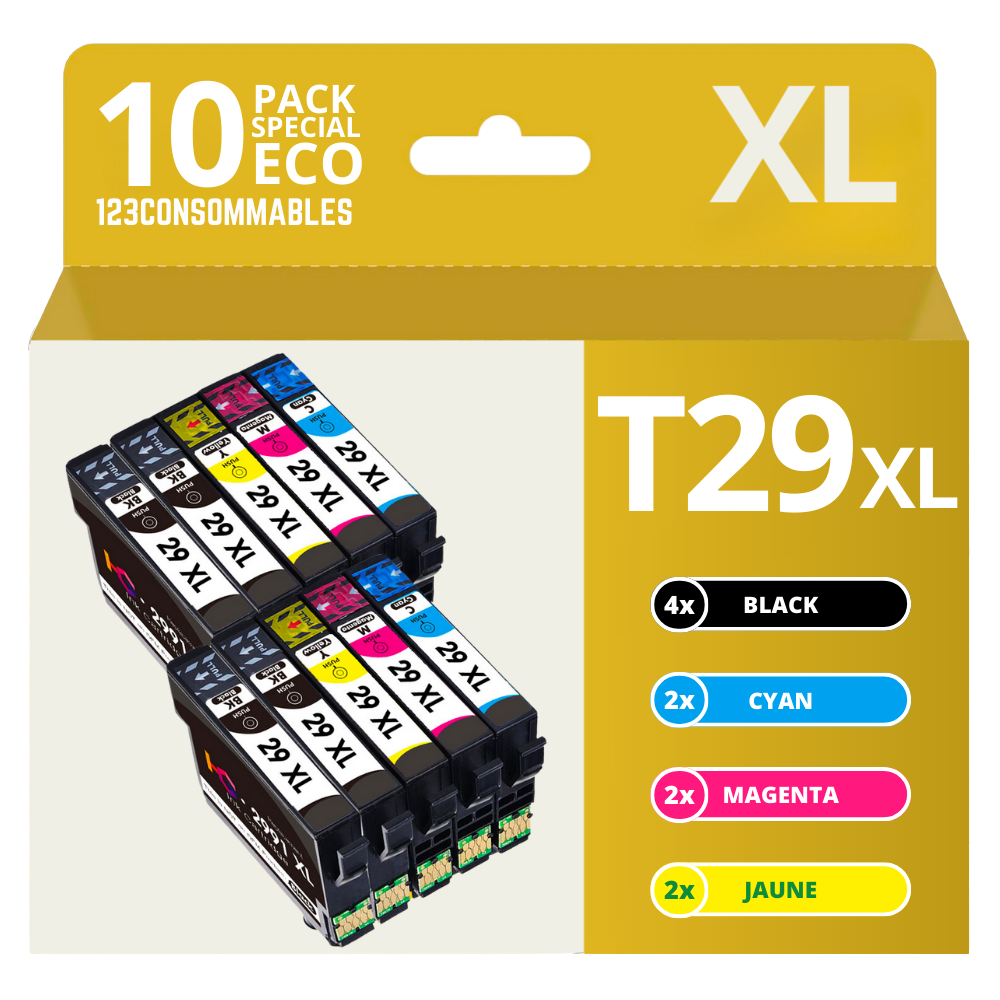 Pack 10 cartouches compatibles EPSON T29XL