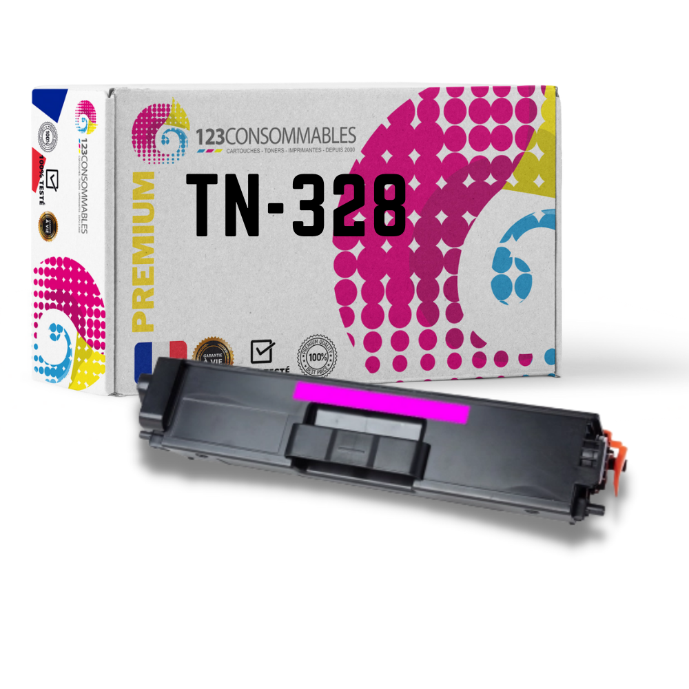 Toner compatible  BROTHER TN-328M magenta