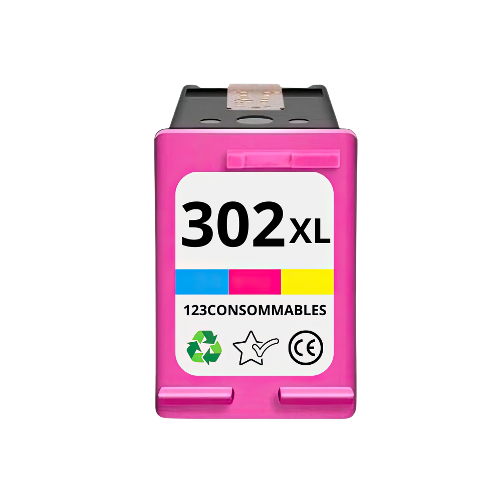 Cartouches d'encre compatibles HP 302XL Noir et Couleur