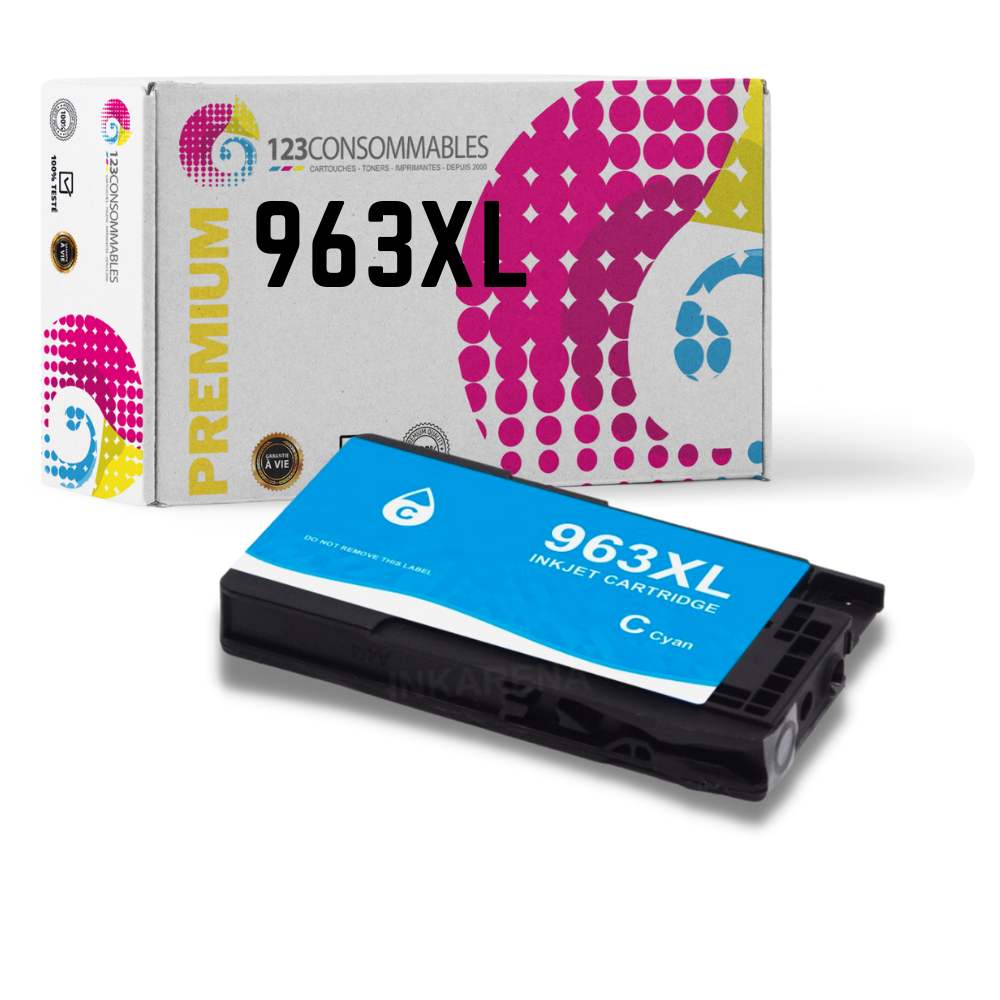 Cartouche compatible avec HP 963XLC cyan