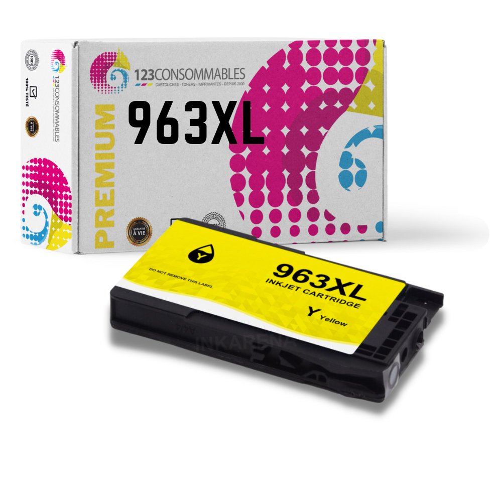 Cartouche compatible avec HP 963XLY jaune