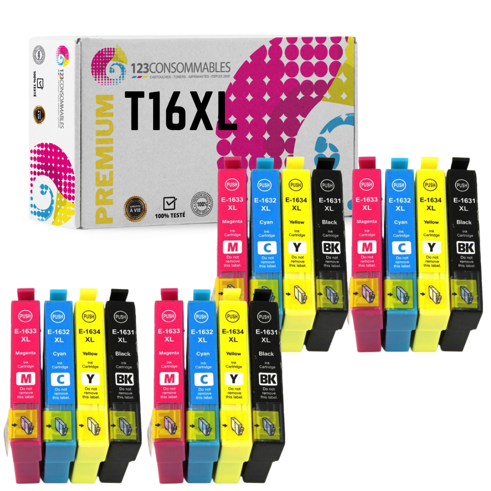 MyPack 16 cartouches compatible EPSON T16XL