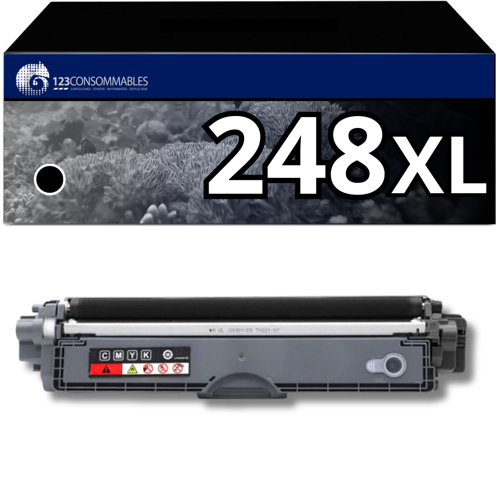 Toner compatible avec Brother TN248XLBK noir