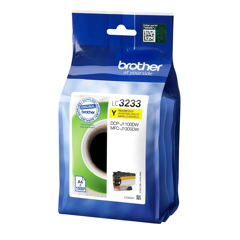 Brother cartouche encre LC-3233Y jaune