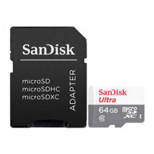 Carte Micro Sd 64go Sdxc Classe 10 Transfert De Fichier Rapide