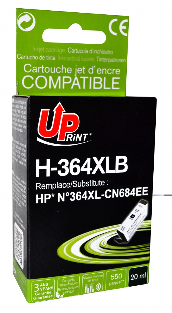 Cartouche encre UPrint compatible HP 364XL noire