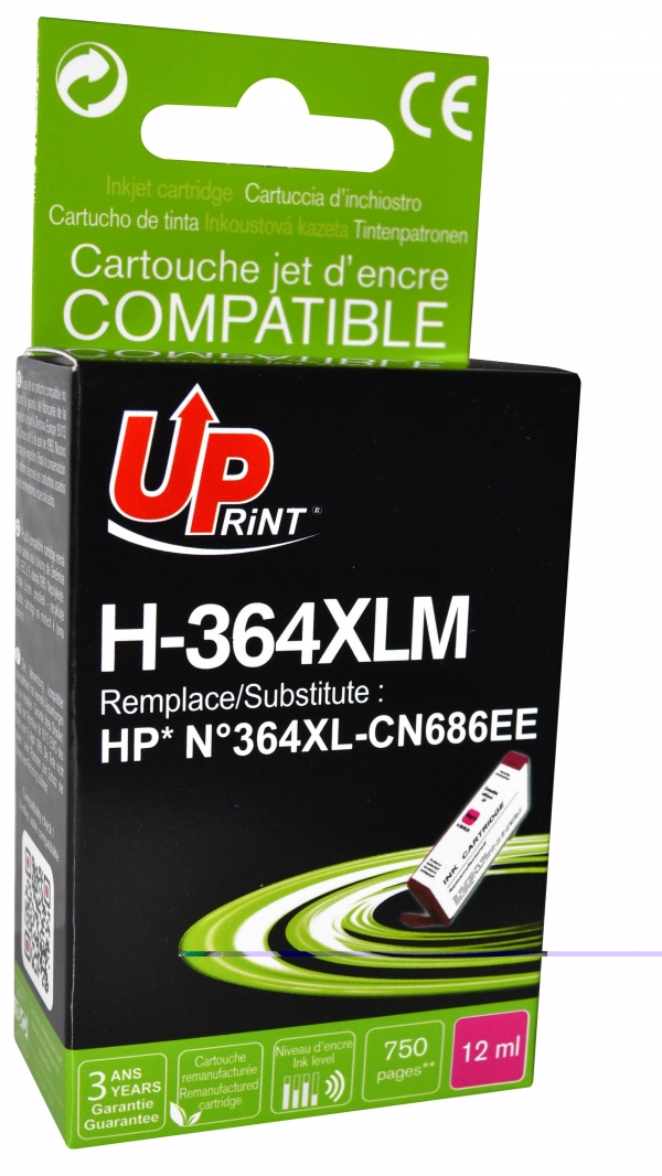 Cartouche encre UPrint compatible HP 364XL magenta
