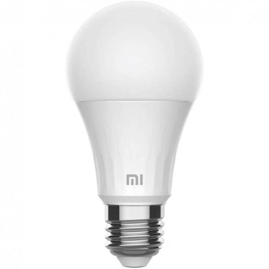 Xiaomi Mi LED Smart Bulb 8W E27 WiFi Smart Bulb - Blanc Chaud - Commande Vocale - 810lm - Luminosité Réglable