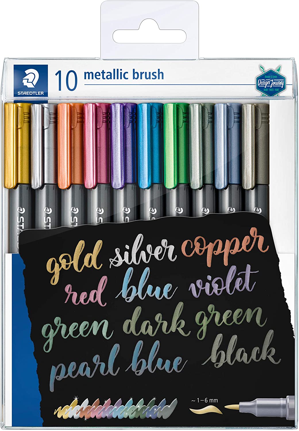 Staedtler Pack de 10 marqueurs permanents