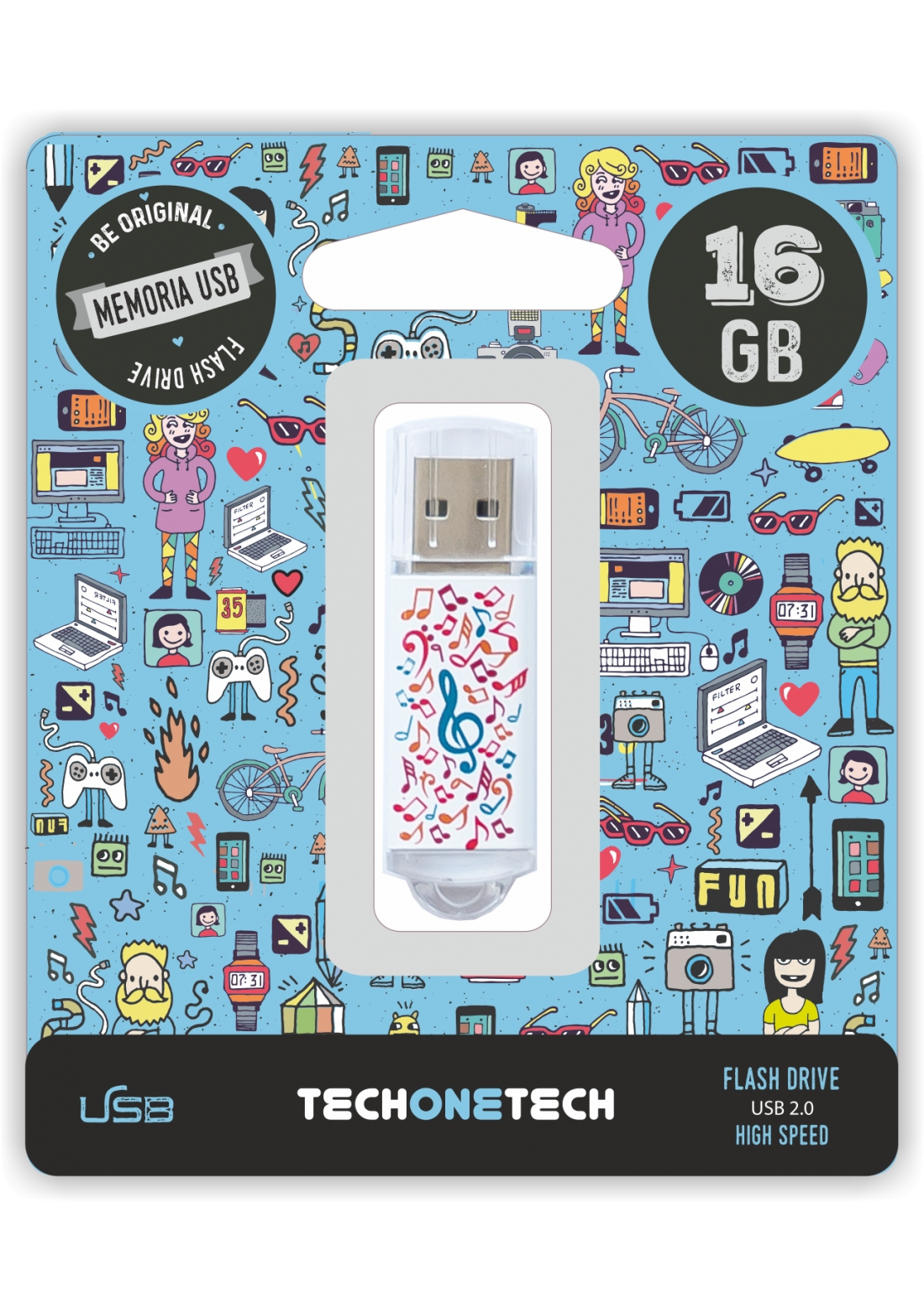 Clé USB 2.0 - rétractable - 16 Go - Cultura - Clé USB - Disques dur et  périphériques de stockage - Matériel Informatique High Tech