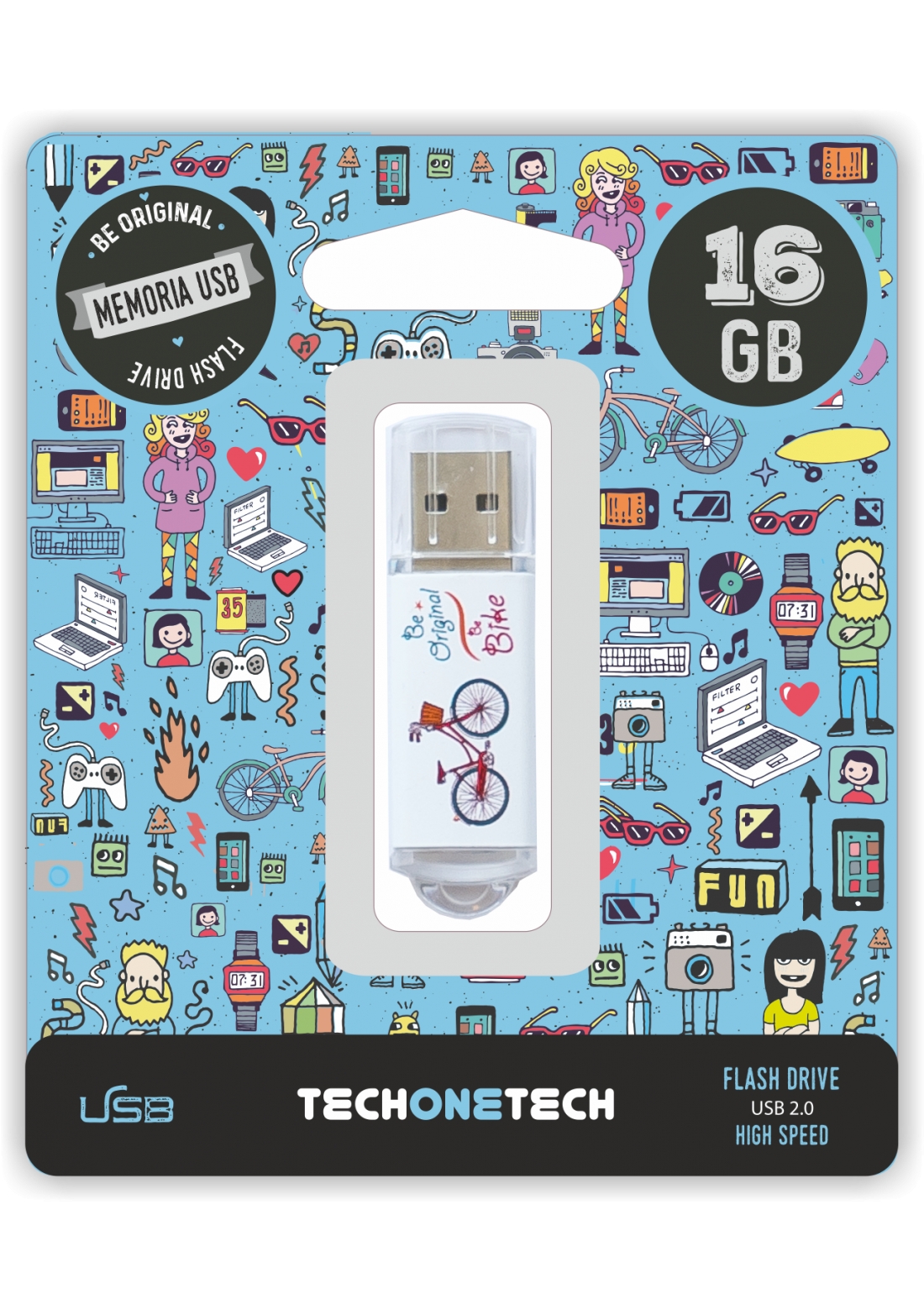 Clé USB TechOneTech Be Bike USB 2.0 16GB