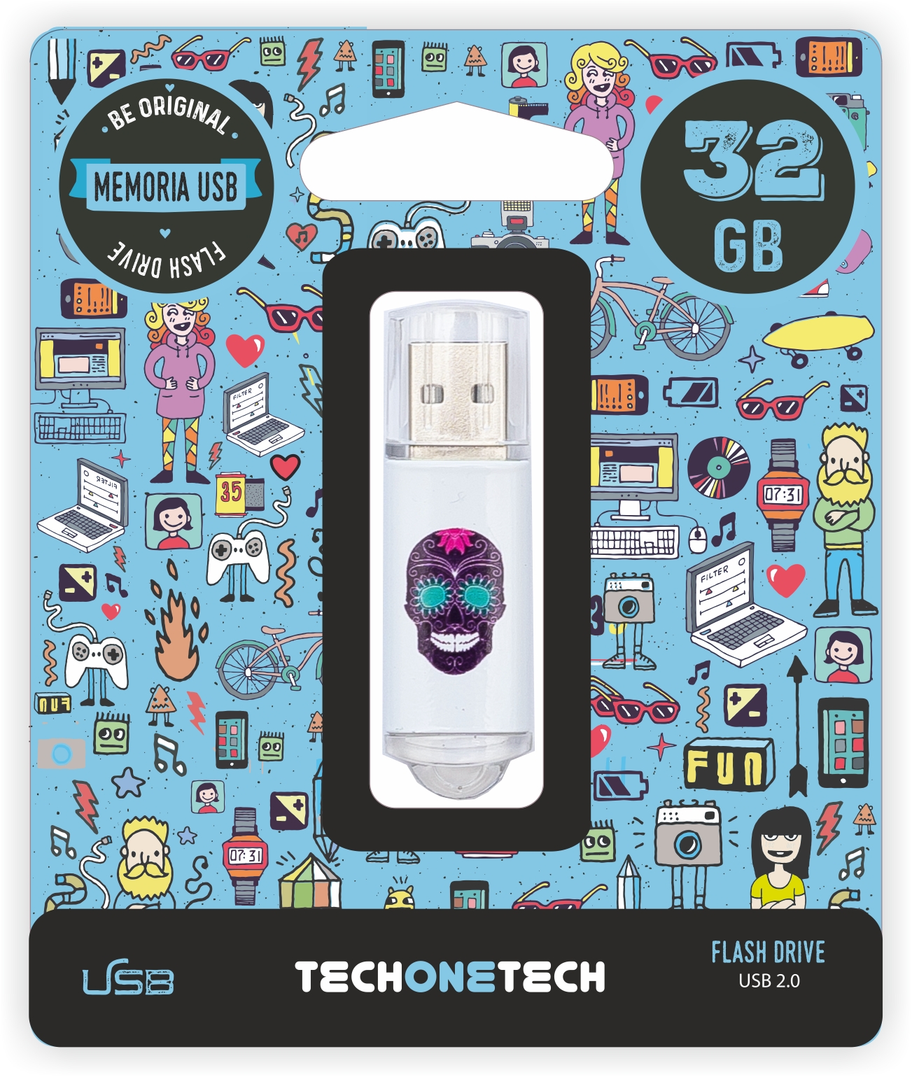 Clé USB TechOneTech Maya USB 2.0 32 Go