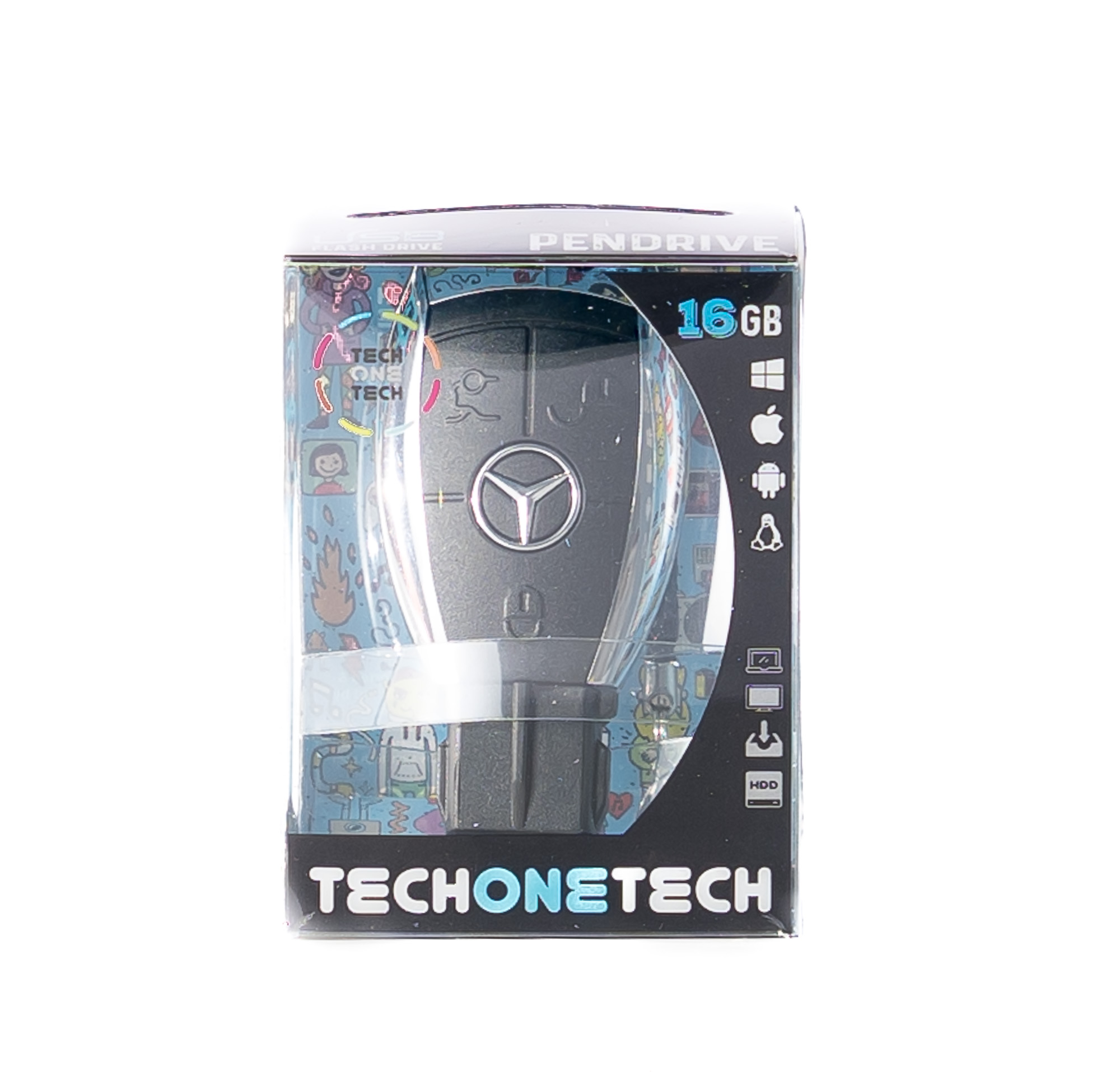 Clé USB TechOneTech Mercedes USB 2.0 32 Go