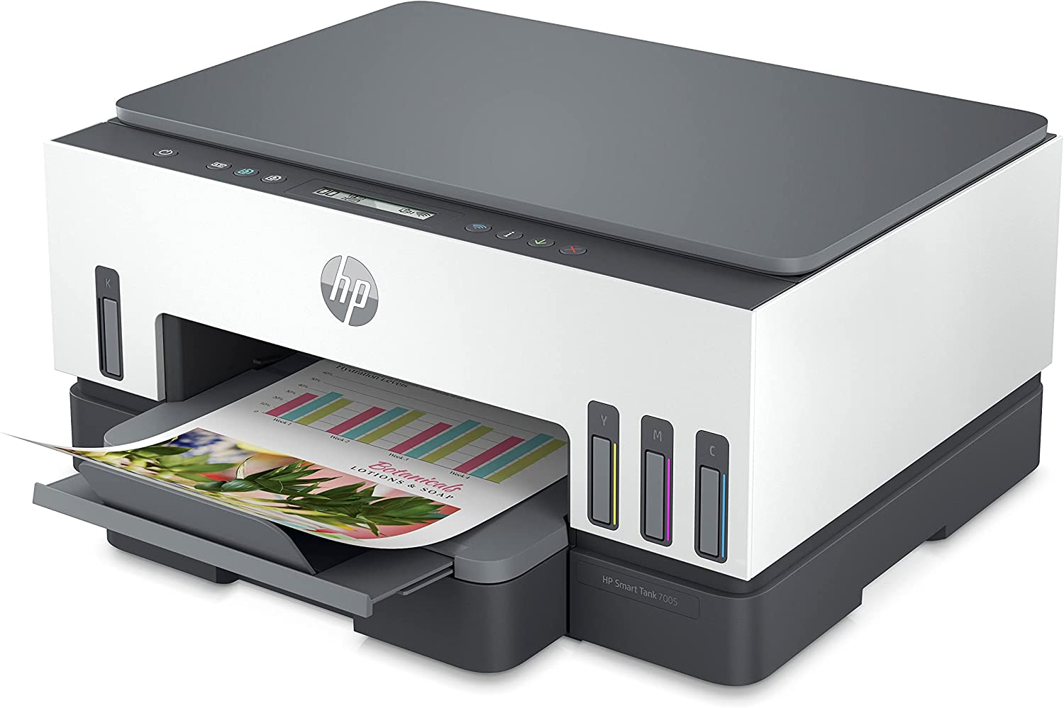 Imprimante multifonction Wi-Fi recto verso HP Smart Tank 7005 15 ppm