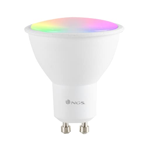 Ampoule LED NGS Gleam 510c Smart GU10 5W - WiFi - 430lm - Éclairage RGB Dimmable - Technologie Écologique