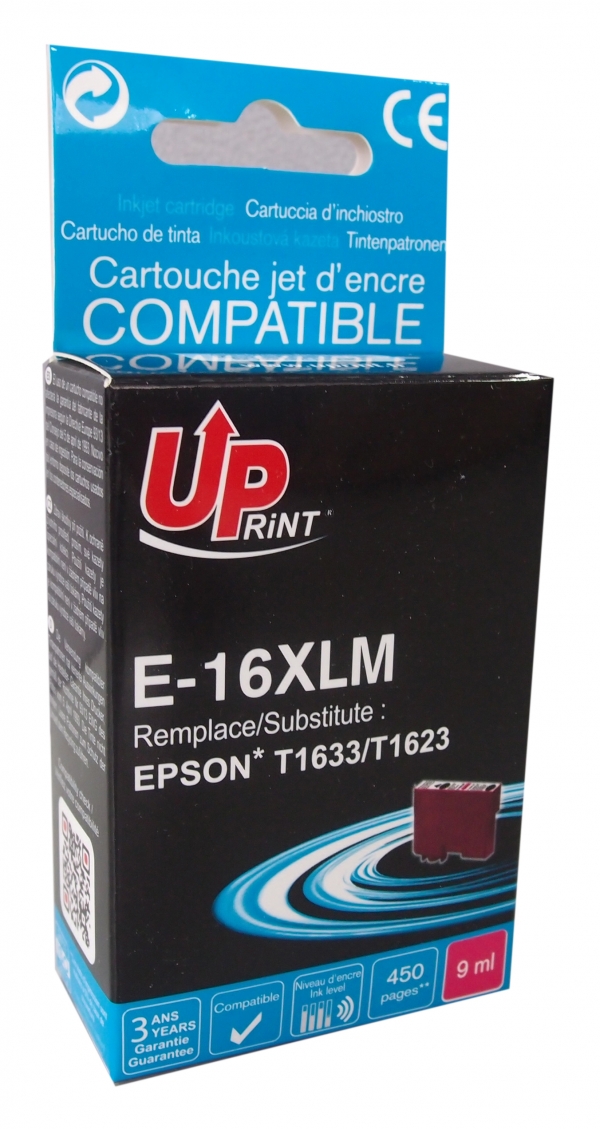 Cartouche PREMIUM compatible EPSON T16XL magenta