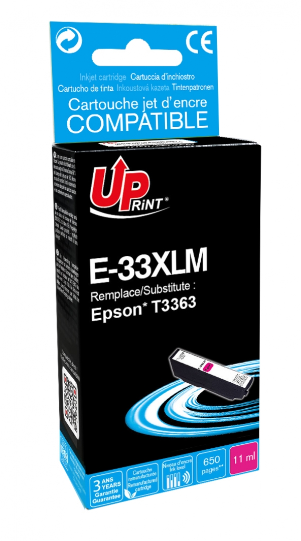 Cartouche PREMIUM compatible EPSON 33XL magenta