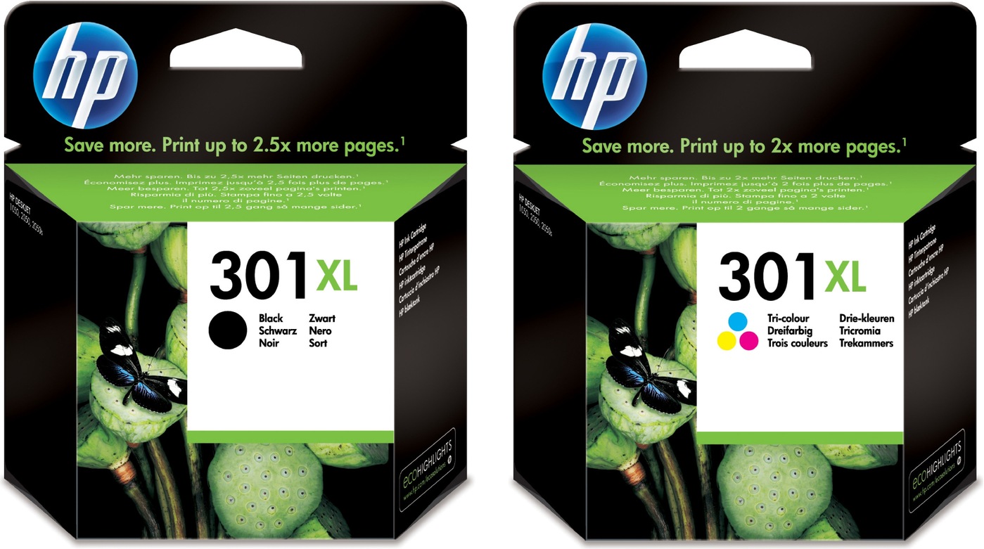 HP301 XL Pack Cartouches d'encre compatibles Grande Capacité pas cher