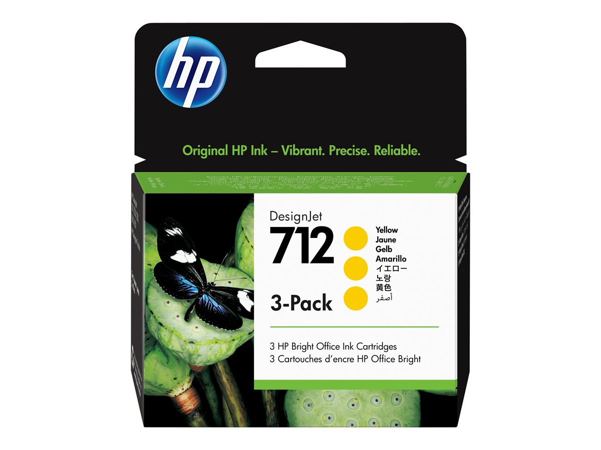 HP Multipack 712 (3ED79A) jaune