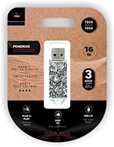 Clé USB TechOneTech Art Déco USB 2.0 16 Go