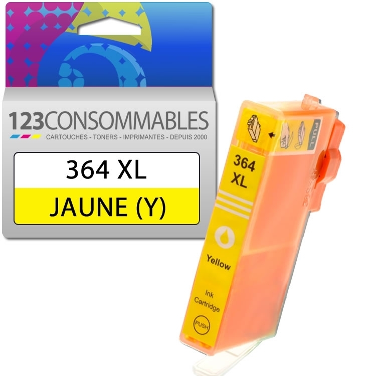 Cartouche compatible HP 364XL jaune