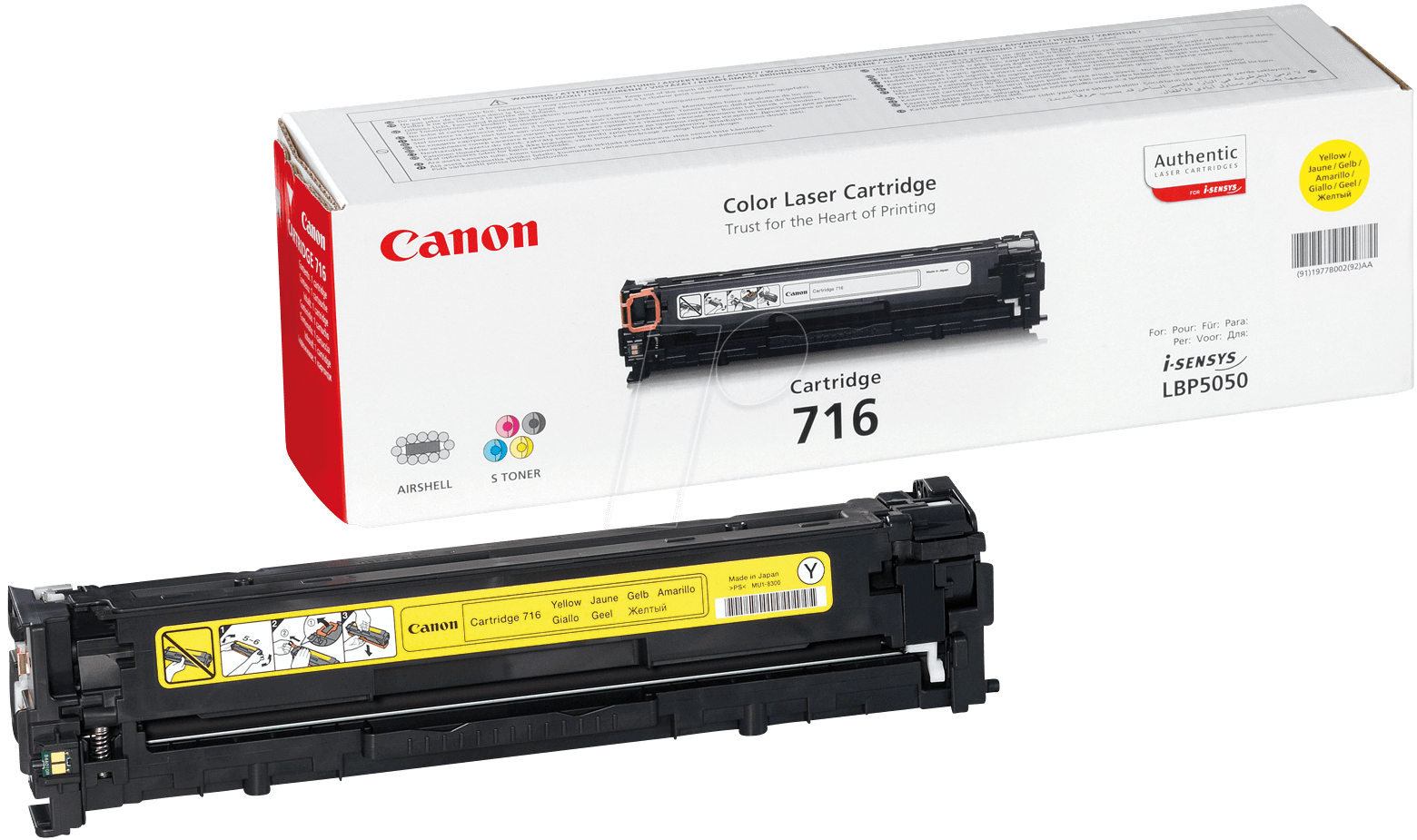 Canon Toner jaune 716y (1977B002)