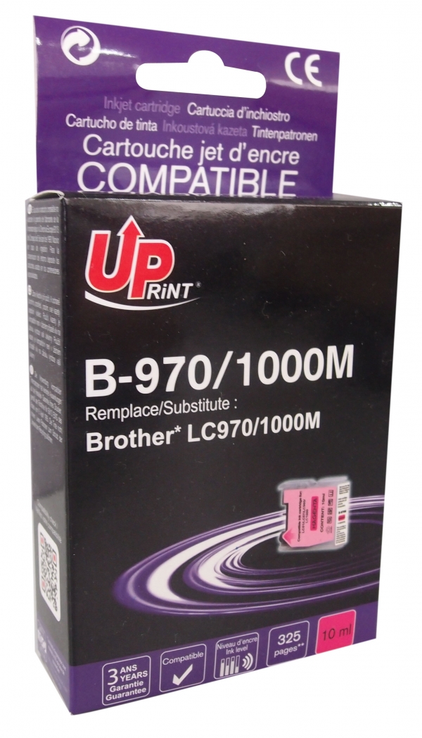 Cartouche PREMIUM compatible BROTHER LC-970M magenta