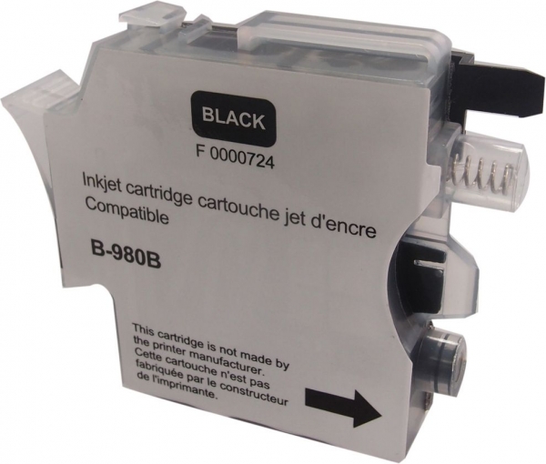 Cartouche encre UPrint compatible BROTHER LC-980/LC-1100BK noir