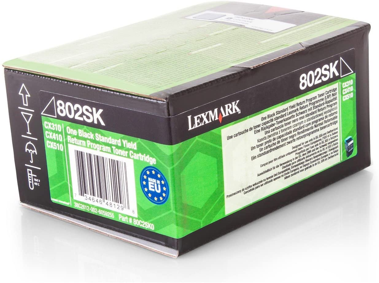 Lexmark toner 80C2SK0 (802SK) noir