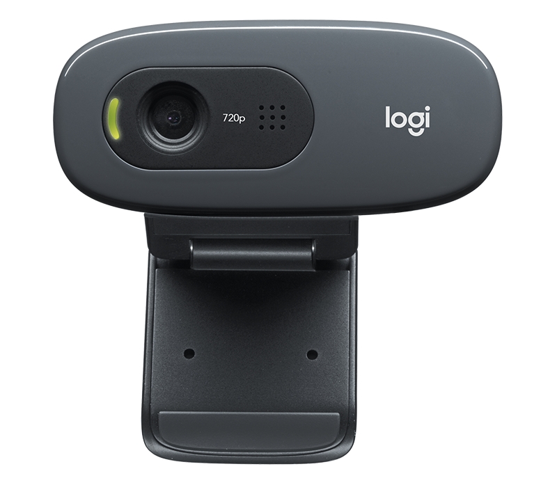 Logitech C270 Webcam HD 720p - 3Mpx - USB 2.0 - Microphone intégré - Angle de vision 60º
