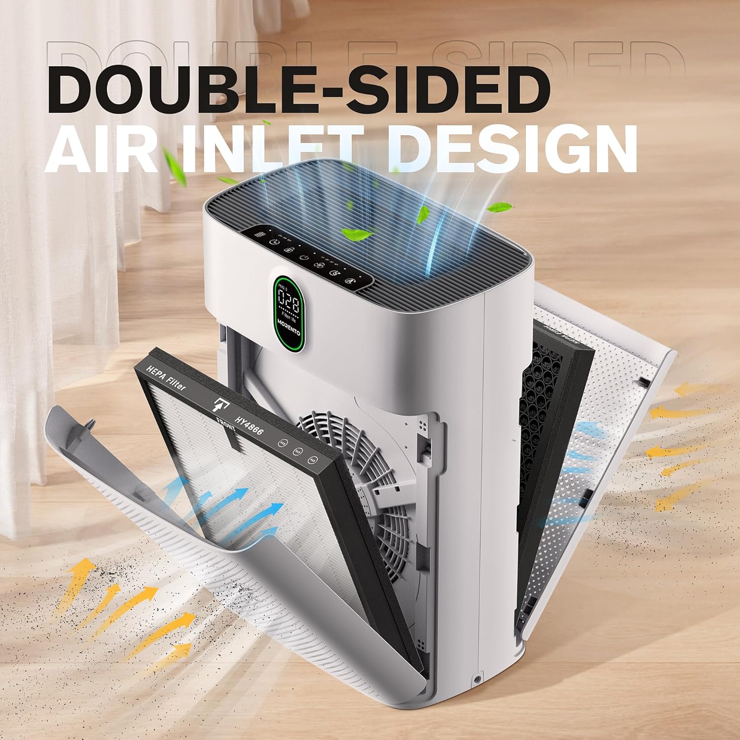 Purificateur d'Air HY4866 avec Filtre HEPA H13 – Haute Performance pour une Qualité d'Air Optimale