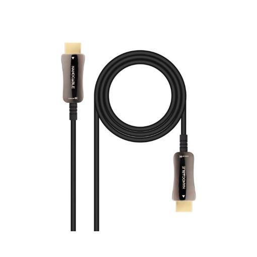 Nanocable Câble HDMI v2.1 Mâle vers HDMI v2.1 Mâle 20m - 8K@60Hz 4K@120Hz 48Gbps - Couleur Noir