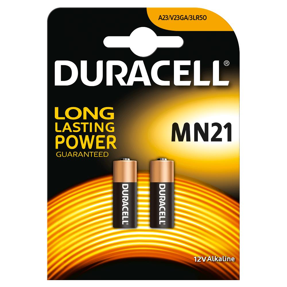 Piles alcalines Duracell 3LR50B2 MN21 12V (2 unités)