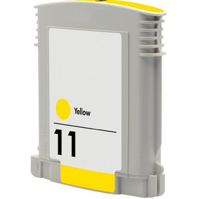 Cartouche compatible HP 11 jaune